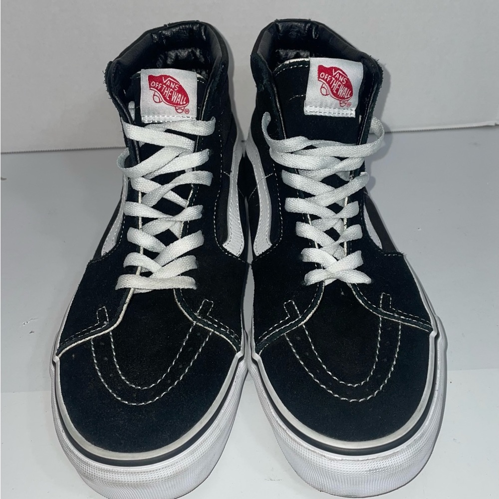Vans Mens Ward Skate Shoes Black 500714 Fabric High Top Lace Up M8.5 (L10)